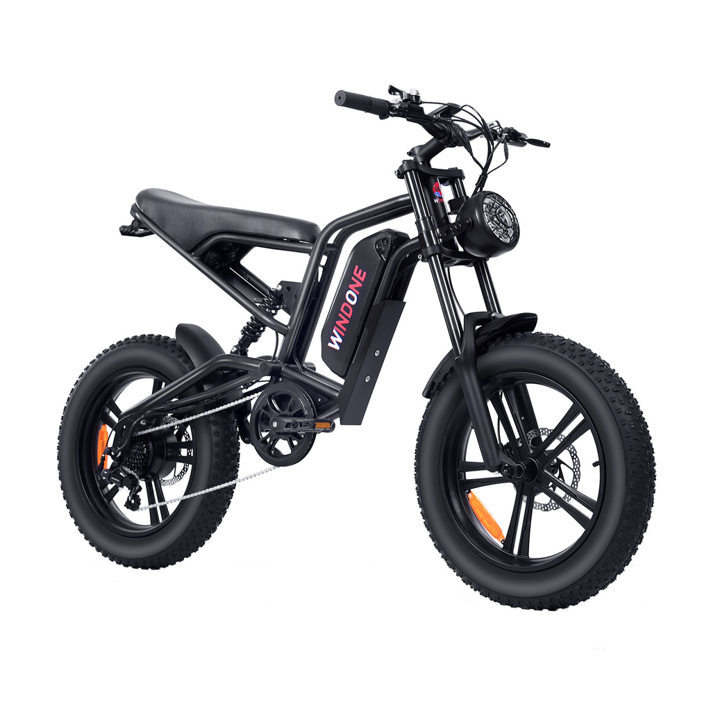 Windone E2 Fat Tire Off Road Urban Commuter Electric Bike