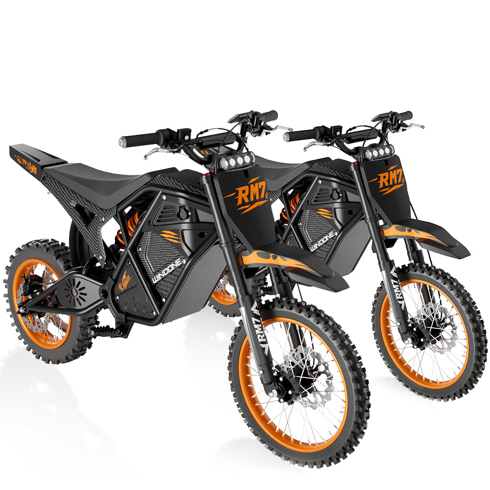 electric dirt bike bicycle Hikeep MAD A new competitor in the small 80 Mile Range Fat Tire